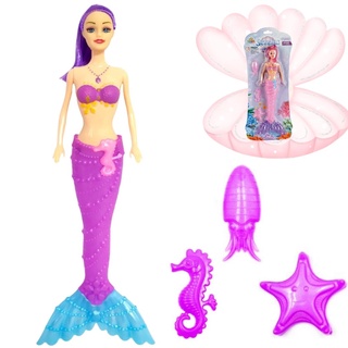 Boneca Sereia Barbie Barata Presente Criança Pronta Entrega em