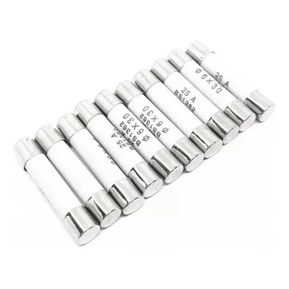 Fusível Microondas Cerâmico 20a - 20 Amperes - 10 Unidades