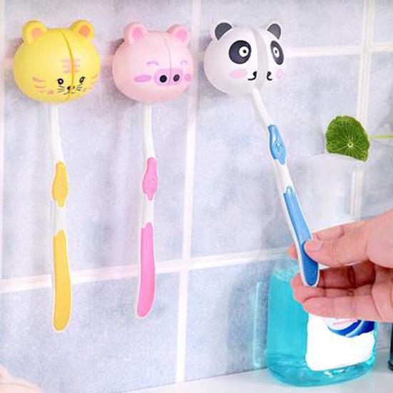 Porta Escova De Dentes De Plástico Com Desenho De Animal Para Banheiro
