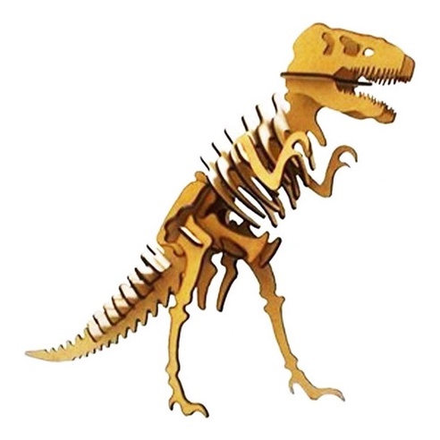 Quebra Cabeça 3d - Dinossauro T-rex Robô Puzzle Funcraft