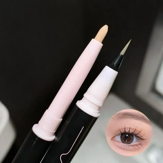 Kakashow Sombra Tridimensional Star Eyes Double-Ended Lying Silkworm Pen Pseudo-No-Makeup , Maquiagem Naturalmente Brilhante E De Longa Duração Dos Olhos Coreanos