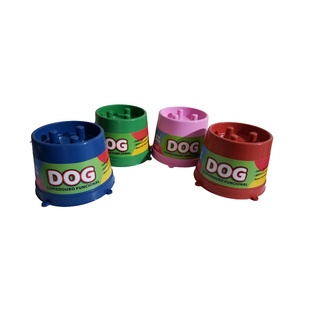 Comedouro lento pet games fit mini labirinto para caes gatos em