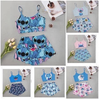 Pijama ondinha stitch - Baby doll dormir conjunto hot sale