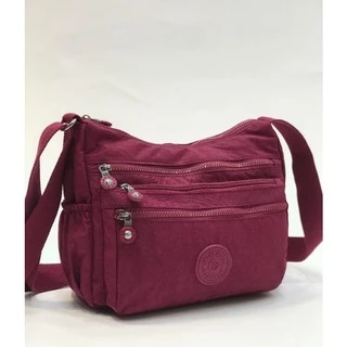 Bolsa feminina nylon multicamada ombro transversal Y4198