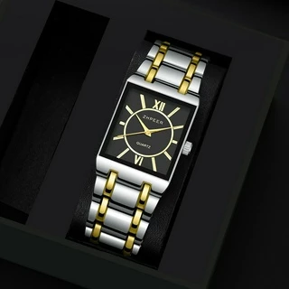 Novos Homens Square Fashion Casual Business Quartz Watch