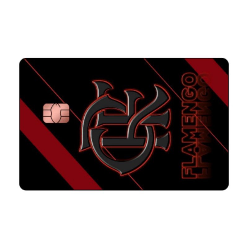 Adesivo de Cartão Crédito e Débito Flamengo, Skin Card Película