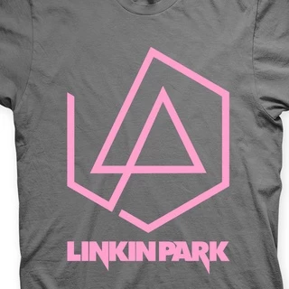 Camiseta Linkin Park Estampa Rosa em várias cores em Silk 100% Algodão