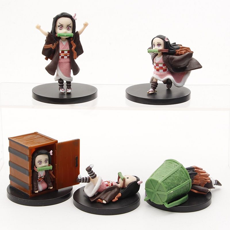 Boneca Figure Nezuko Demon Slayer Kimetsu No Yaiba Réplica