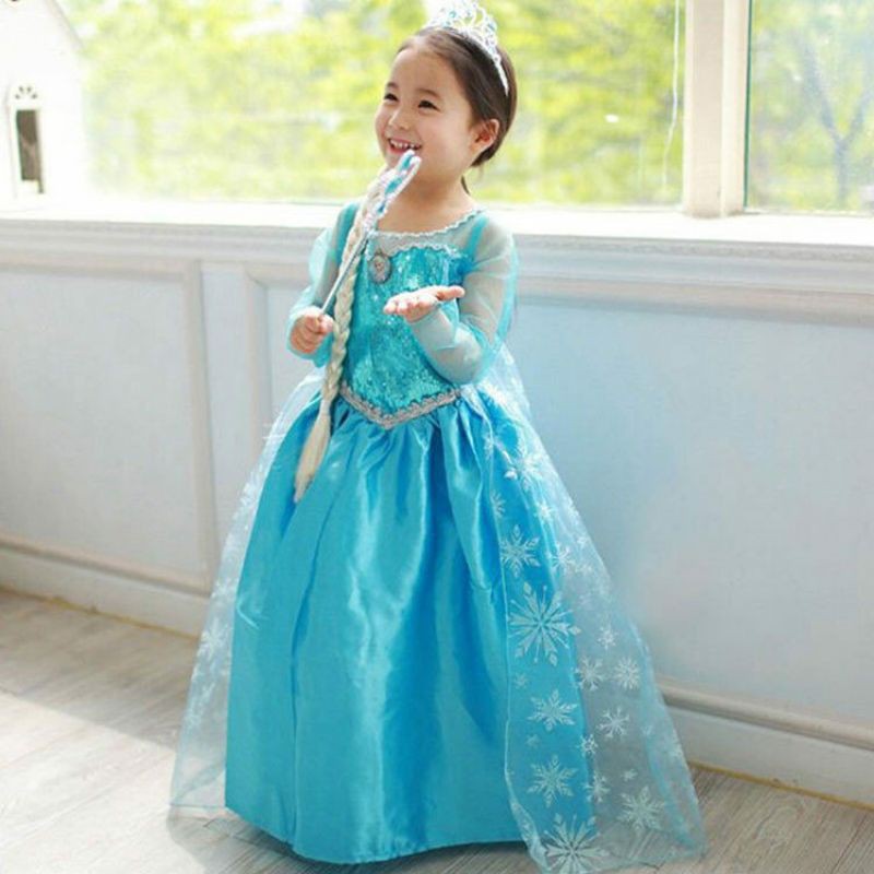 Vestido Fantasia Elsa do Frozen