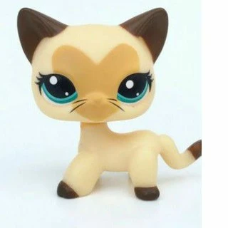 Littlest Pet Shop Gata Siamesa Coração Lps #1116