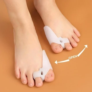 2 Pcs Silicone Gel De Alisador De Dedo Do Pé Alinhamento Da Dor