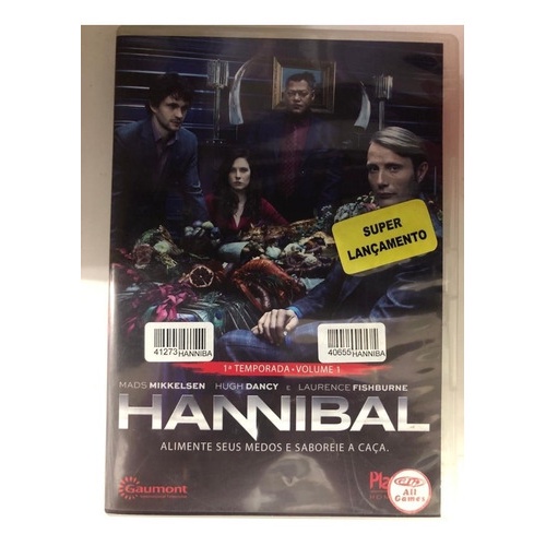 Dvd Hannibal 1 Temporada Volume 1 2 Discos Original e Lacrado