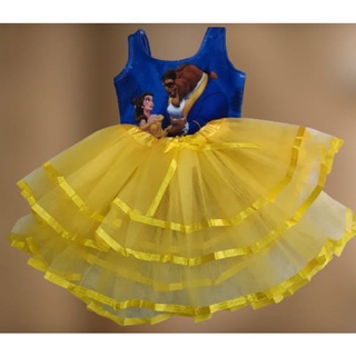 Tutu store amarelo infantil