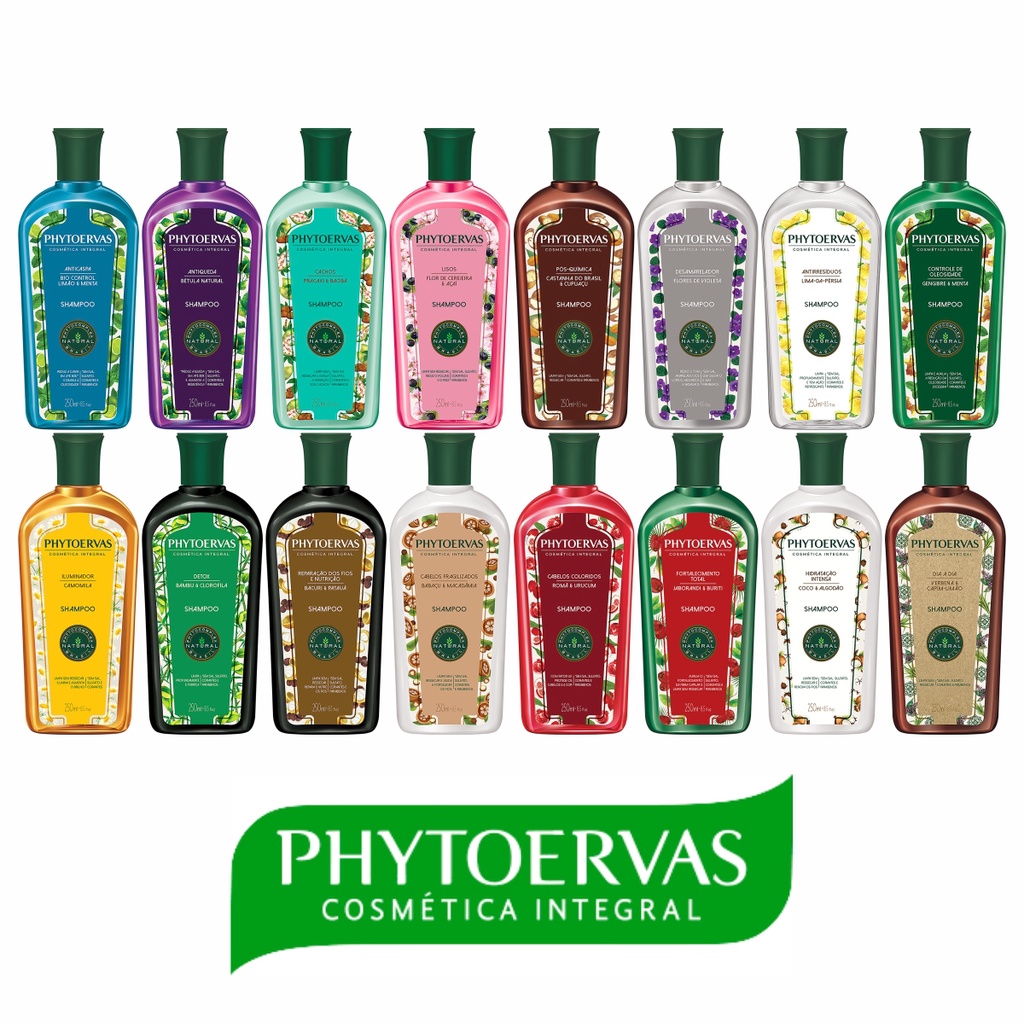 Phytoervas Kit Shampoo + Condicionador Fortalecimento Total 500 Ml 2  Unidades