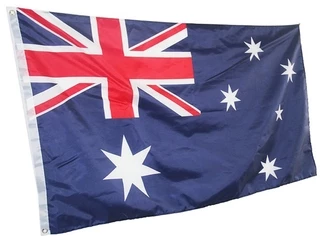 Bandeira da Austrália 145cm x 90cm da Marca Minha Bandeira - Dupla Face