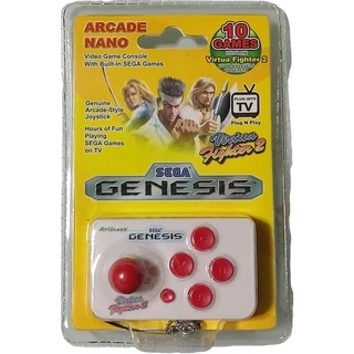 Mini Arcade Sega Genesis 10 Jogos Atgames Pronta Entrega