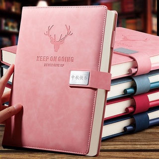 Caderno De Couro Flexível Simples Notepad Para Diário/Aulas