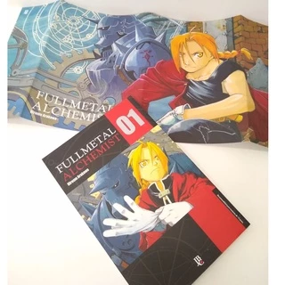 FULLMETAL ALCHEMIST 1 COM SOBRECAPA PÔSTER - SOBRE-CAPA NÚMERO 1 JBC TANKO
