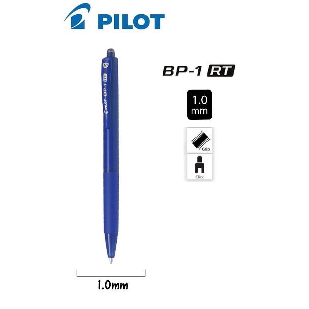 Pilot Cf12sfera BP S Blu 1.0 - Penna A Sfera Scattina Ricaricabile Con Inchiostro Fluido E Grip Morbido - 6