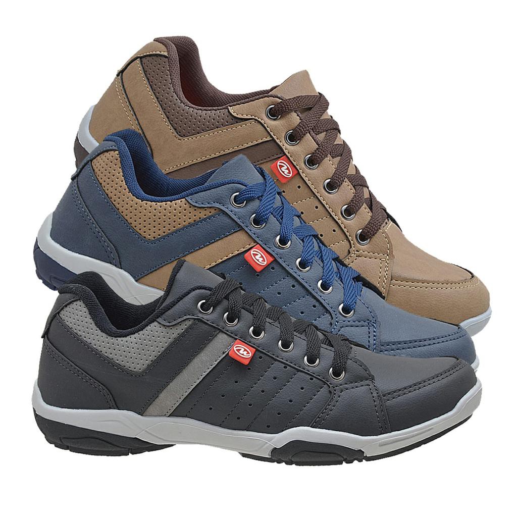 Kit 3 Pares Sapatênis Masculino Tênis Casual Homem Original Next 940