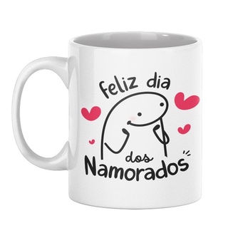 Caneca Cerâmica Florks Meme Dia dos Namorados Já Faz Uns Anos Que a Gente  Se Atura - 325ml no Shoptime