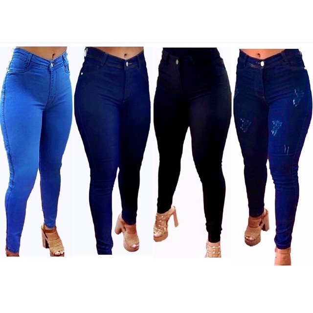 Calça Jeans Skinny Feminina Basica Cintura Alta Elastano Lycra Conforto e  Estilo Linha Premium - achadinho - Calça Jeans Feminina - Magazine Luiza