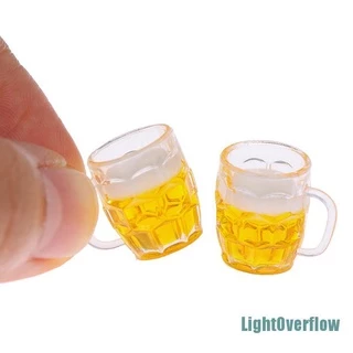 [LightOverflow] 1Pc 1 : 12 Dollhouse Boneca Miniatura De Cerveja De Casa Bebida De Cozinha