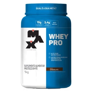Whey pro 1kg - Max Titanium Promoção