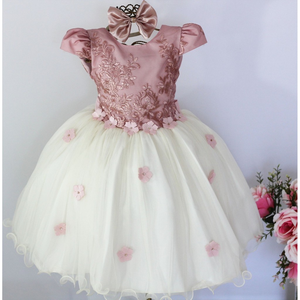 Vestido infantil sale florista casamento