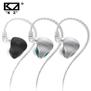 Unidades KZ AST 24 BA Fones De Ouvido HIFI Monitor De DJ Com Armadura Balanceada IEM Ruído Cancelando AS16 ZAX ZSX ASX BA15 P2