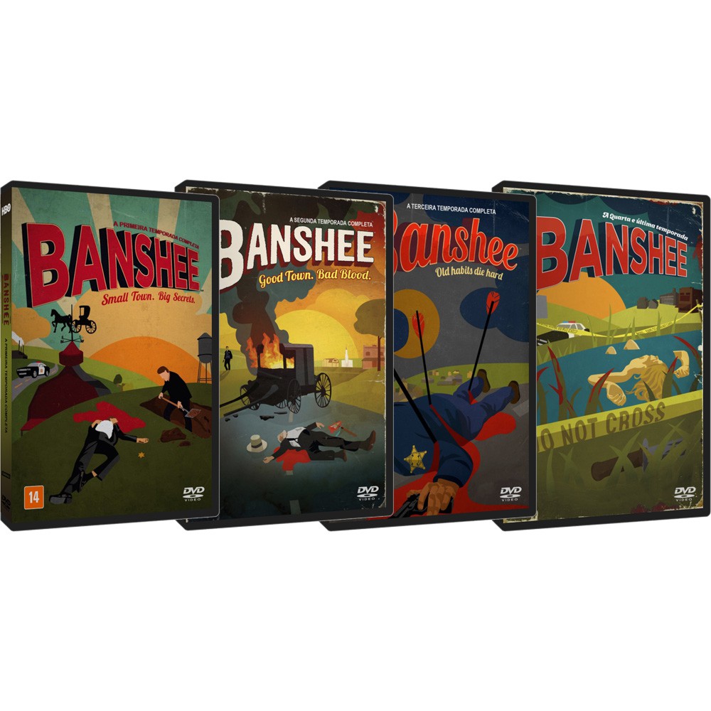 Série Banshee 1ª a 4ª Temporadas
