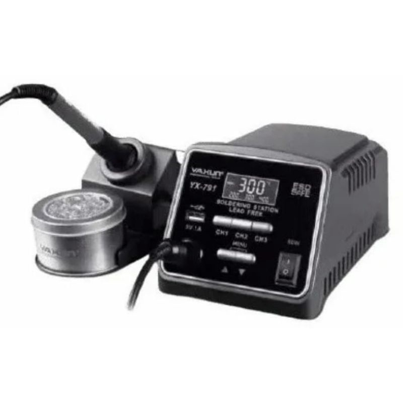 estação de solda yaxun yx-791 profissional 80w 110v