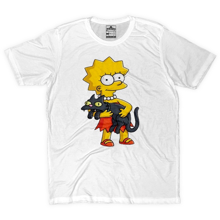 Camisa Camiseta Lisa Gato The Simpsons Tumblr Unissex