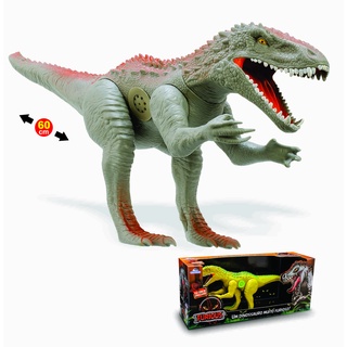 Dinossauro Furious Rex Grande 62cm Com Som + Grátis Tiranossauro