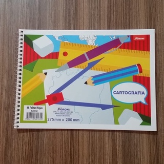 Caderno de Cartografia e Desenho - Tilibra - Luccas Neto 80fls ( ITEM  SORTIDO )