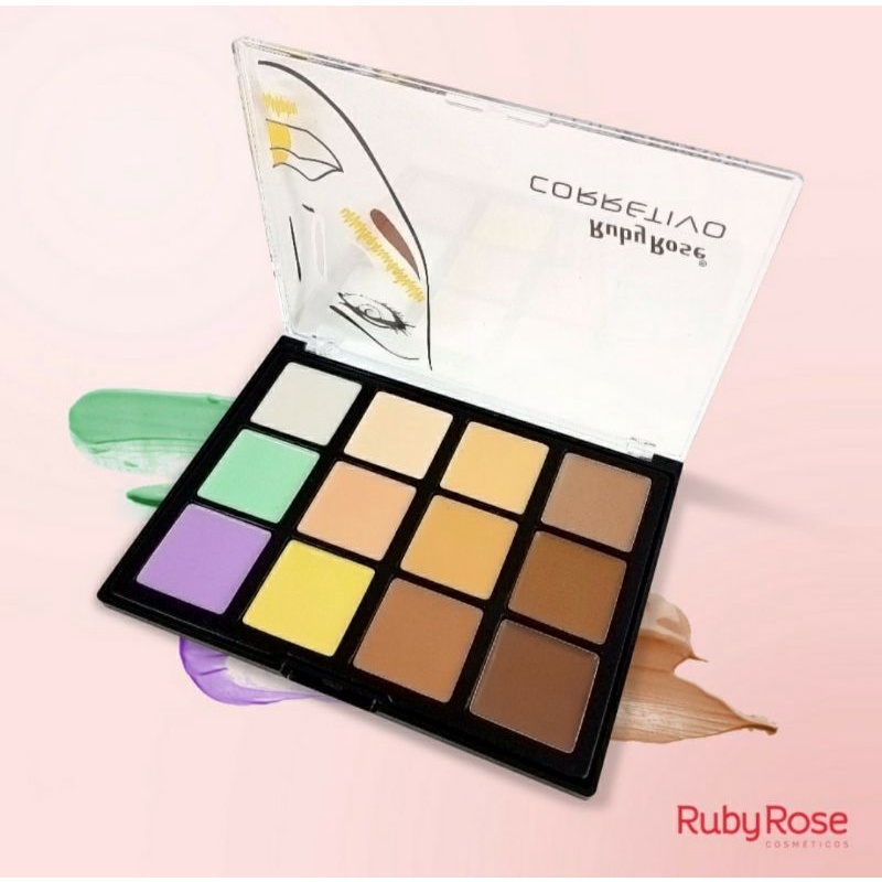 Paleta De Corretivos Ruby Rose Shopee Brasil