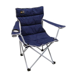 Cadeira de camping pesca praia Boni Assento e Encosto Estofado Azul 290430 NTK Nautika