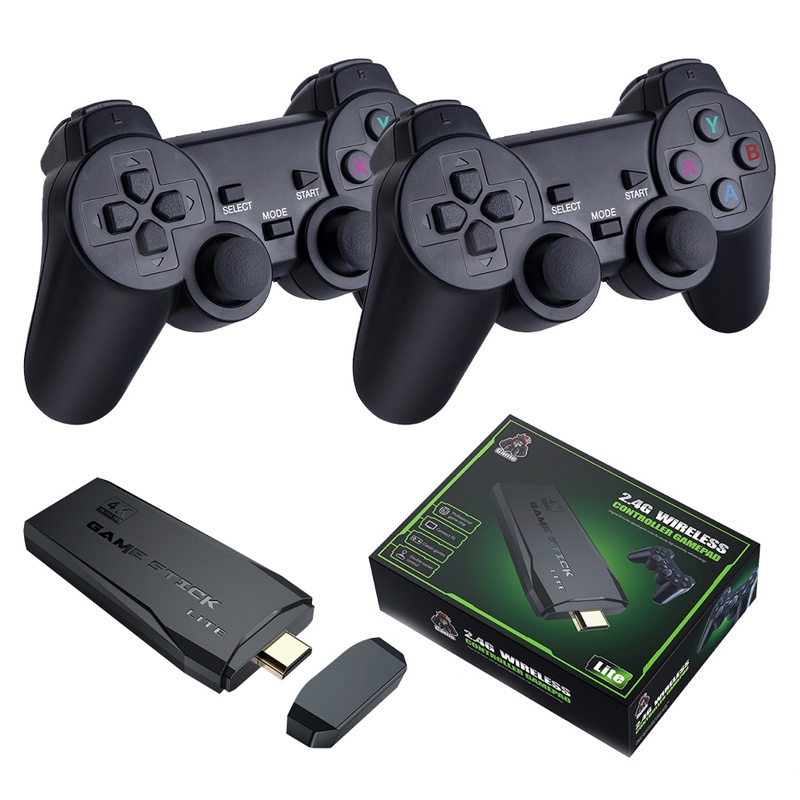 Novo 4k jogos console sem fio usb 3500 clássico jogo vara console