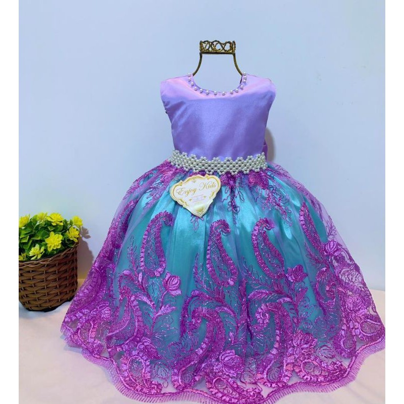 Vestido de hot sale luxo ariel