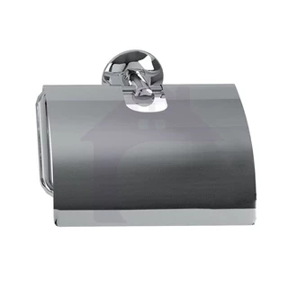 Papeleira Com Tampa Inox Porta papel Higiênico