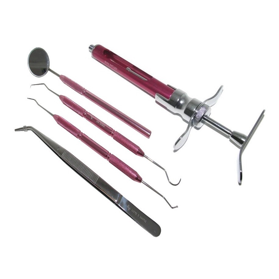 Kit Clinico Odontologico + Carpule Rosa Ice Shopee Brasil