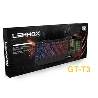 Teclado Gamer Multi-função Led RGB GT-T3 / GT-T5 LEHMOX Confortavel Profissinal, Fanwix