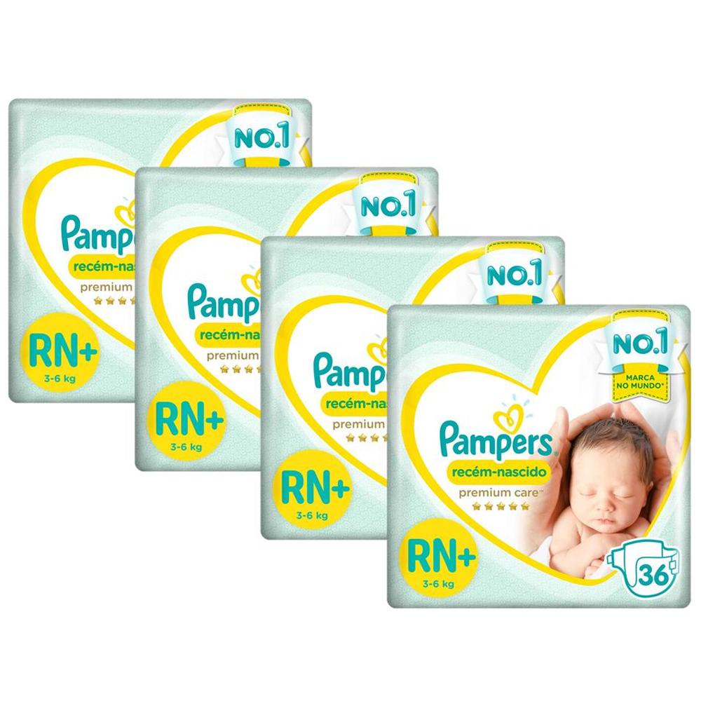 Kit 3 Fralda Pampers Splashers…