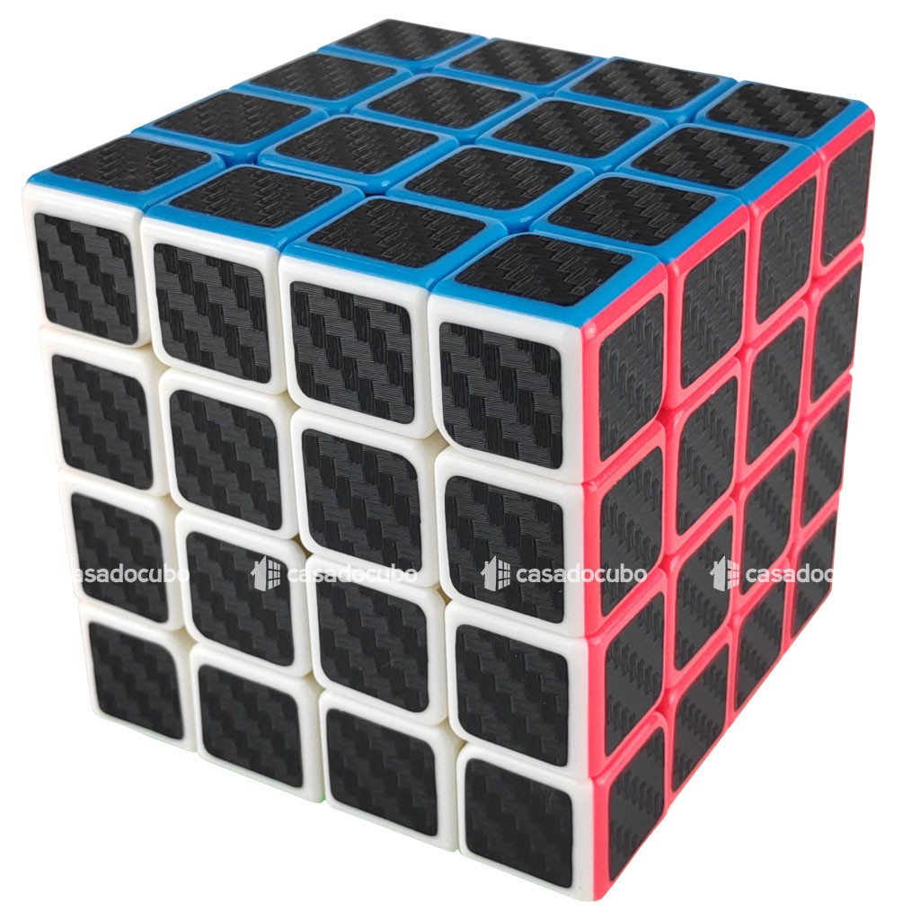 Cubo Mágico 4x4x4 Moyu Carbono - CASA DO CUBO