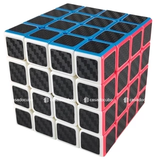 Cubo Mágico 4x4x4 Moyu Carbono - CASA DO CUBO