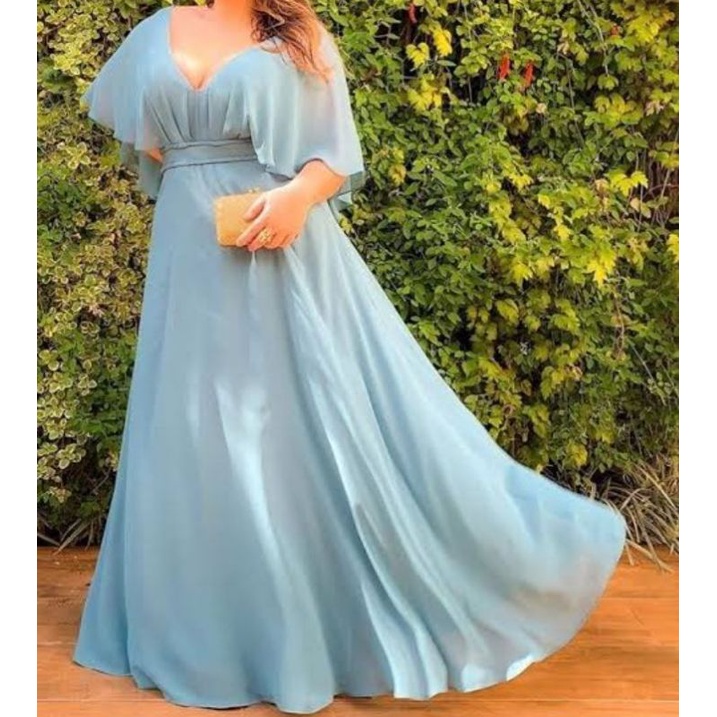 Vestido de festa formatura madrinha plus size mãe