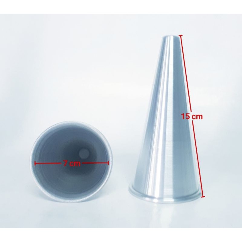 10 Formas Para Pizza Cone Em Alumínio 15 X 7 Cm | Shopee Brasil