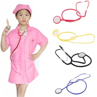 [Escolha De Valor] Estetoscópios Engraçados Para Crianças Enfermeira Doutora Cosplay Performance Toys Gifts Brincam De Casa Toy Kindergarten Teaching Aidsstethoscope