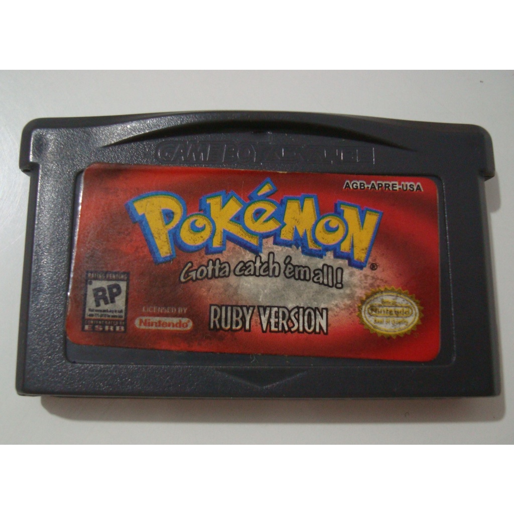 Jogo Pokémon Ruby Version Game Boy Advance Gba Shopee Brasil