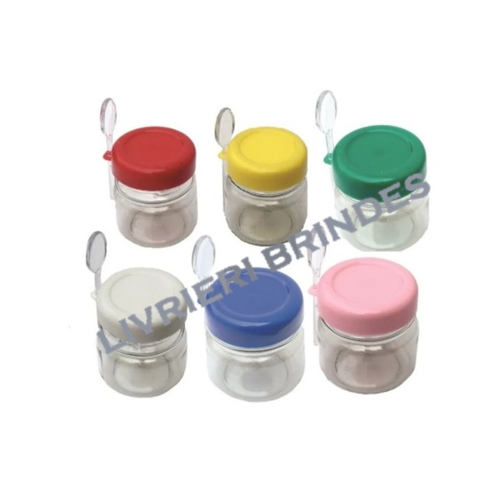 50 Pote papinha 40ml plástico para lembrancinhas - O melhor do Brasil!!! LINDO!!!